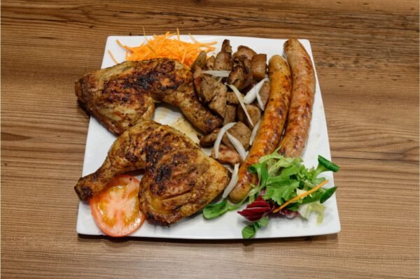 Mix royal (poulet, porc & saucisses)